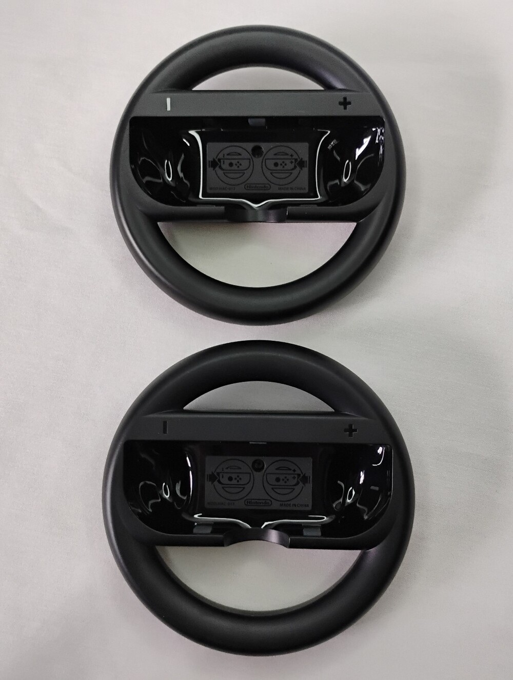 2pc Set Official Nintendo Switch Joy Con Steering Wheel Adapters For Mario Kart
